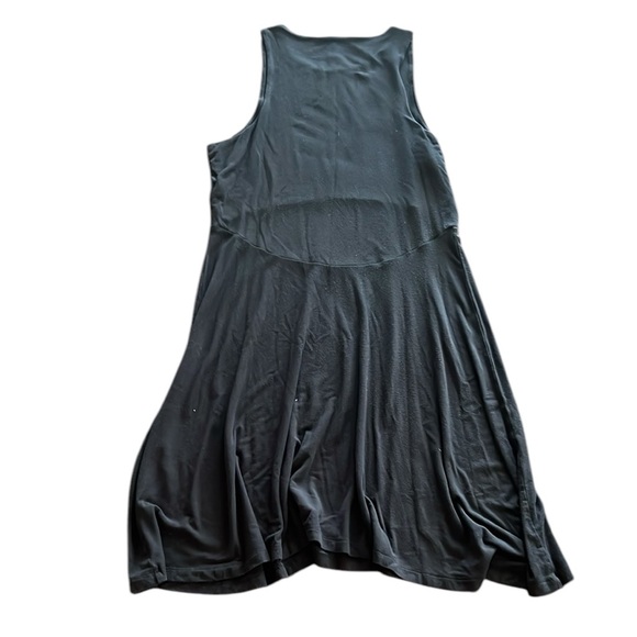 Athleta Santorini Thera Black Asymmetrical Black Dress - Picture 3 of 5